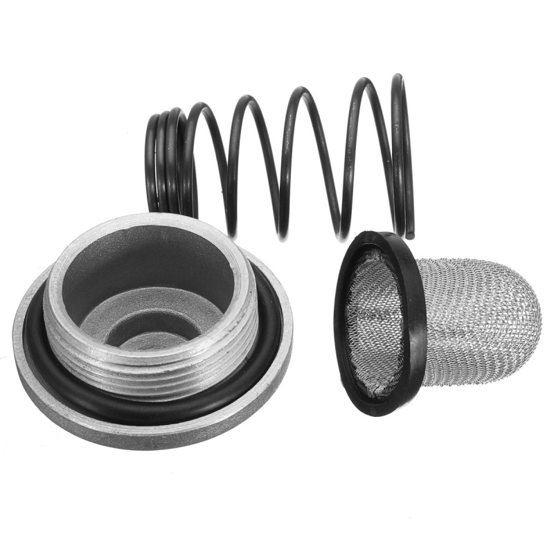 Olieplug set scooter GY6 50cc (aftapplug + vulplug)